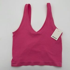 Abound NWT Pink Waffle Knit Tank Top